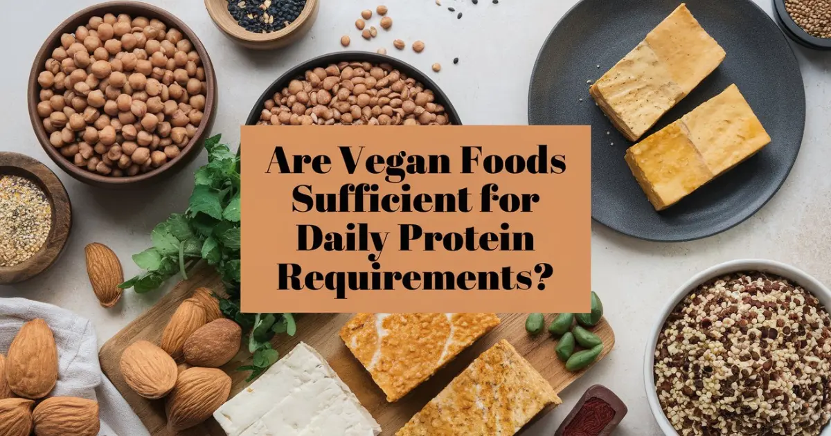 Are Vegan Foods Sufficient for Daily Protein Requirements?